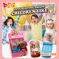 ODM Bonbons En Gros Personnalisé Forme Drôle Boules De Bonbons Durs Musique Téléphone Mobile Jouet pour Enfants Bonbons Aromatisés Aux Fruits Emballage En Boîte