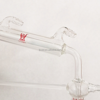 Aparato de Destilación a Presión Reducida para Laboratorio CS Labglass, Cabeza de Destilación Claisen Integrada de Vidrio Borosilicato al Vacío