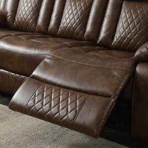 Ensemble de canapés modulaires Chesterfield personnalisables et extensibles en similicuir pour salon, salle à manger, extérieur et villa - Product Image 6