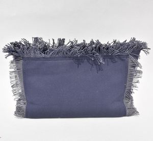 Bolsa de Aseo de Lona de Alta Calidad con Cierre, para Mujer, con Flecos, para Maquillaje, Bolso de Mano para Mujer - Product Image 6