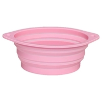 Vente en gros de bols à eau portables en silicone pour chiens, pour voyages en plein air, pliables, bols pliables pour animaux de compagnie