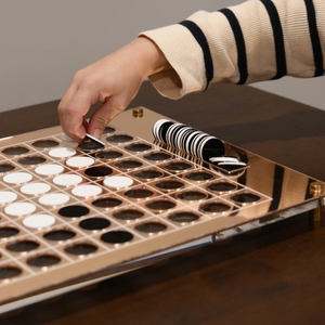 Moderno Lucite acrilico otello <span class=keywords><strong>gioco</strong></span> con bulloni d'oro - Product Image 5