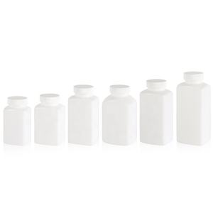 Wholesale 120ml-300ml Square <b>Capsule</b> Bottle Plastic Medicine Bottles <b>Empty</b> Plastic Bottle With Screw Caps HDPE - Product Image 1