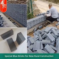 Briques bleues de style ancien fournies par le fabricant pour la pavage des places de jardin et les murs de cours ; Briques bleues de style antique de type 95