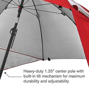 Tienda de campaña de playa emergente, toldo de sombra portátil, parasol plegable, refugio de fácil instalación, sombrilla de playa con 2 ventanas de ventilación - Product Image 5