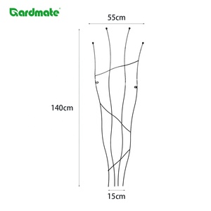 2 packs de treillis muraux en métal <span class=keywords><strong>pour</strong></span> plantes grimpantes d'extérieur <span class=keywords><strong>Support</strong></span> de treillis de jardin en métal - Product Image 3
