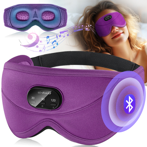 Antifaz Portátil con Bluetooth 5.4, Ruido Blanco Integrado y Música Suave, Bloqueador de Luz <span class=keywords><strong>para</strong></span> Viajes y Relajación Diaria - Product Image 1