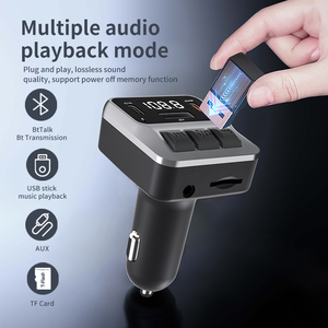 C65 Transmisor FM inalámbrico para coche Llamada manos libres PD30W Puerto dual y <span class=keywords><strong>USB</strong></span> Cargador rápido Reproductor de MP3 para automóvil con tarjeta TF y AUX - Product Image 6