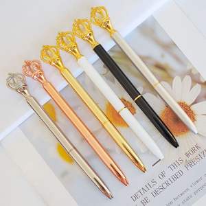 Couronne Métal Stylo À Bille Creative Signature Business Pen Publicité Cadeau Mignon - Product Image 1