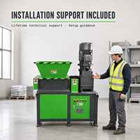 Équipement de déchiquetage multi-matériaux économique Vanest pour câbles usagés, canettes en aluminium, bois, plastique rigide et documents