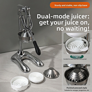Spremiagrumi manuale - Spremiagrumi per frutta comunemente utilizzato per uso domestico. Spremiagrumi per succo d'<span class=keywords><strong>arancia</strong></span> e melograno fatto in casa. - Product Image 3
