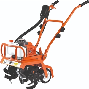 Pequeño cultivador rotativo de mano para huerto, cortacésped eléctrico a gasolina - Product Image 1