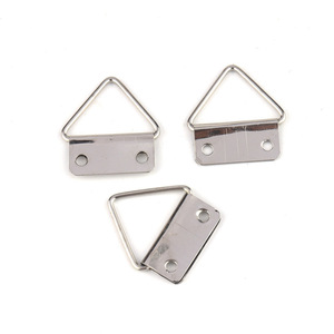 Gancho Colgante Triangular Plateado de Acero Inoxidable, Gancho Individual de 1-3 kg para Montaje en Pared o Puerta - Product Image 1