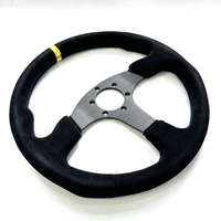 Volant de sport en cuir PU durable avec rayons en aluminium pour le drift de simulation et la conduite sur circuit