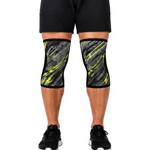 Custom Made Weightlifting Knee Support Sleeve 100% Wool Soft Breathable Fitness Workout Training Sleeves Professional - Product Image 1
