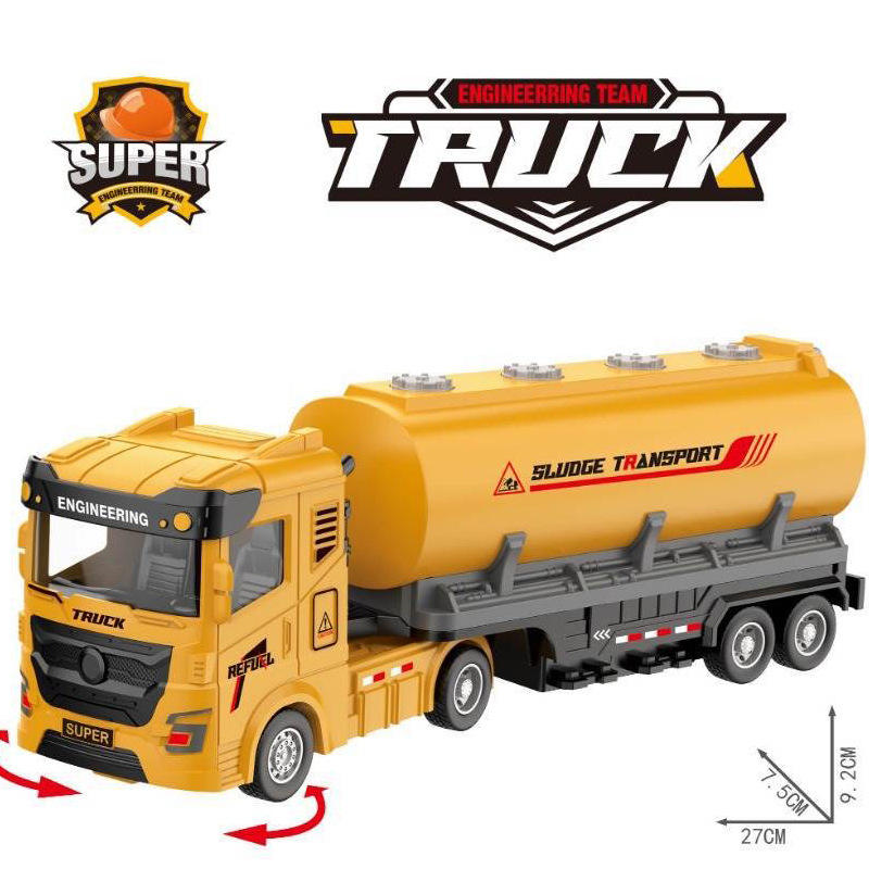 Gran camión de aceite americano