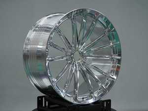 SYJX-001 Cerchi Forgiati Monoblocco da <span class=keywords><strong>15</strong></span>-24 Pollici a Razze Multiple con Bordo Lucidato Cromato per Chevrolet Camaro Corvette Silverado Tahoe GMC - Product Image 3