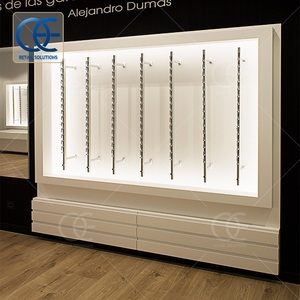 Hot Glasses Display Shelf Retail Optical Display Cabinets Wooden Sunglasses Display Rack Popular Eyewear Showcase