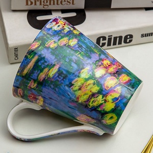 <span class=keywords><strong>Tasse</strong></span> en céramique en forme d'os de Lotus, <span class=keywords><strong>tasse</strong></span> <span class=keywords><strong>à</strong></span> <span class=keywords><strong>café</strong></span> créative avec peinture <span class=keywords><strong>à</strong></span> l'huile <span class=keywords><strong>sur</strong></span> la <span class=keywords><strong>tasse</strong></span> - Product Image 4