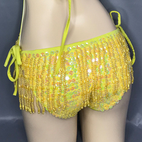 Combinaison Sexy à Perles et Paillettes, Maillot de Bain Une Pièce, Tenue de Danseuse EDC RAVE, Costume de Scène, Justaucorps pour Spectacles, Filles de la Mardi Gras