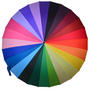 <span class=keywords><strong>Parapluie</strong></span> <span class=keywords><strong>japonais</strong></span> <span class=keywords><strong>traditionnel</strong></span> coupe-vent avec logo Cadeaux d'affaires pour la protection contre la pluie et le soleil <span class=keywords><strong>Parapluie</strong></span> 24 panneaux couleur arc-en-ciel - Product Image 2