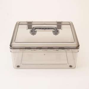 Caixa de Armazenamento Plástica Transparente Selada à Prova de Umidade de 7,5L para Uso Doméstico - Product Image 3