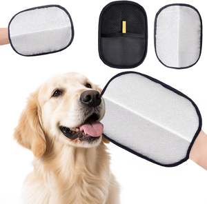 Guante para Eliminar Pelo de Mascotas, Guante para Quitar Pelos de Gato, de Poliéster Reutilizable, Suave y Grueso, Ambidiestro, Multifuncional, para Ropa, Cama, Alfombra, Sofá - Product Image 4