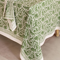 Nappe en coton indien tissée à la main, imprimée sur mesure, moderne, durable, écologique, pour événements/vente au détail, qualité supérieure, personnalisable