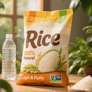 ถุงบรรจุข้าวพิมพ์ลายแบบกำหนดเองกระสอบเมล็ดข้าว5กก. 10กก. สำหรับเก็บเมล็ดข้าวโพด - Product Image 5