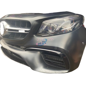 Per Mercedes-Benz classe E <span class=keywords><strong>AMG</strong></span> E63S <span class=keywords><strong>W213</strong></span> assemblaggio paraurti anteriore usato originale di alta qualità con griglia, radiatore E fari - Product Image 3