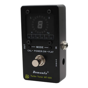 Demonfx MT500 Pedal <span class=keywords><strong>Afinador</strong></span> Estroboscópico Turbo Mini <span class=keywords><strong>de</strong></span> Aluminio para <span class=keywords><strong>Guitarra</strong></span>/Bajo - Product Image 3