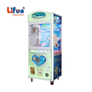 Lifun Fábrica louco brinquedo doces chocolate garra máquina comercial prêmio guindaste venda automática máquina com conta aceitante