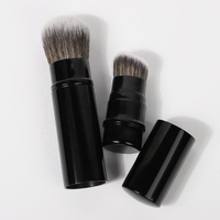 Pinceau de maquillage DIAS rétractable moelleux cosmétique multifonctionnel poudre noir fond de teint portable voyage Logo personnalisé double extrémité