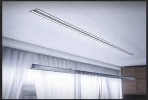 Rak pengering pakaian Remote Control, rak gantungan baju teknologi pintar tidak terlihat, rak pakaian terpasang di dinding <span class=keywords><strong>CE</strong></span> 18w, paduan aluminium - Product Image 3