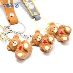 <span class=keywords><strong>Porte</strong></span>-clés en caoutchouc durable, motif dessin animé adorable, cadeau promotionnel gratuit, pendentif pour voiture, sac à main, ours mignon portable - Product Image 6