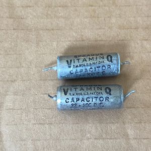 Nuovi Condensatori Originali Vintage .22 uf 200v Sprague L96P Vitamin Q Tube Tone (Disponibili in Stock) - Product Image 2