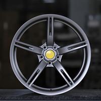 Velg Satin Gray 5x114.3 20 Inch Monoblock 5 Spoke Forged untuk Mobil Penumpang, Cocok untuk Mazda6 CX5 CX7 CX8 CX9 Mitsubishi Outlander