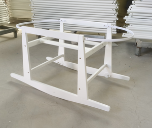 Support pliant moderne et écologique <span class=keywords><strong>en</strong></span> <span class=keywords><strong>bois</strong></span> massif pour berceau <span class=keywords><strong>à</strong></span> bascule, idéal pour chambre et salon - Product Image 3