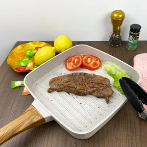 Cookshconノンスティックフライパン調理器具ステーキパンダイキャスティングアルミキッチン中華鍋フライパン