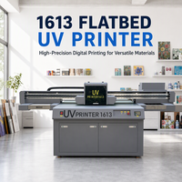 Imprimante UV à plat multifonctionnelle 160x130cm 4 têtes d'impression LED UV pour verre, acrylique, bois