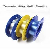 Fil de pêche monofilament en nylon ligne de pêche transparente en fluorocarbone 100 mètres avec bobine pour canne à pêche canne à main