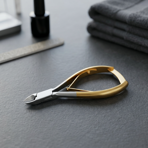 Coupe-cuticules professionnel en acier inoxydable ASAP, lame incurvée, ouverture large, coupe-ongles rose gold pour les ongles - Product Image 4