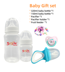 Hot Selling Newborn PP <strong>Baby</strong> Feeding <strong>Bottle</strong> Set 5pcs BPA Free Silicone Safe Feeding <strong>Bottle</strong> with Pacifier 0-48 Months <strong>Baby</strong> Drinks