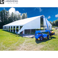 Carpa de Marquesina con Marco de Aluminio en Oferta, 10x30m y 20x30m, para Fiestas al Aire Libre, Eventos y Bodas