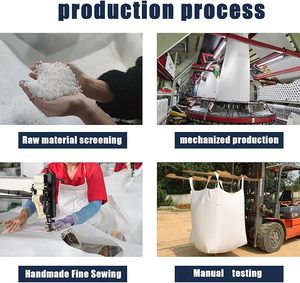 Durable Reusable Rectangular PP Bulk Bags with Open Top Design, Ideal for Industrial Bulk <b>Storage</b> and Transportation - Product Image 5