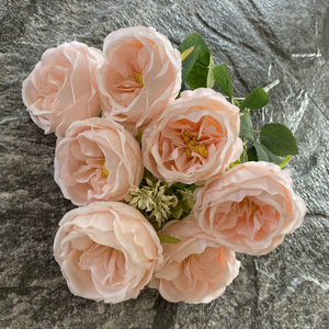 Centro de Mesa de <span class=keywords><strong>Rosas</strong></span> Artificiales Hechas a Mano OBM OEM ODM para <span class=keywords><strong>Comprar</strong></span> al por Mayor, Decoración de Bodas, Hoteles, Fiestas y Fotografía - Product Image 2