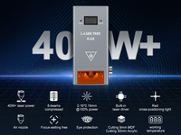LASER TREE 5W 10W 20W 30W 40W Module Laser à Diode de Puissance Optique Kit Assistance Air Tête Laser Bleue pour Découpeuse Graveuse CNC
