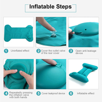 Oreiller de soutien lombaire gonflable à pression manuelle pour chaise de bureau siège de voiture