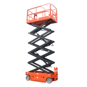CE ISO Lift Height 4m 5m 6m Construction Scissor Platform <b>Ladder</b> Aerial Elevated Work - Product Image 1