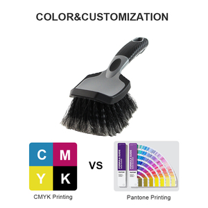 नरम कठोर ब्रिस्टल व्हील रिम टायर सेट कार शरीर के बाहरी सतह कालीन ट्रक के लिए सफाई आपूर्ति किट - Product Image 6